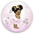 Painel Redondo - Bailarina  - Sublimado 3D - Imagem 1