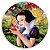 Painel Redondo - Branca de Neve  - Sublimado 3D - Imagem 1