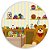 Painel Redondo - Brinquedos  - Sublimado 3D - Imagem 1