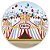 Painel Redondo - Circo  - Sublimado 3D - Imagem 1