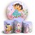 KIT Redondo e Trio - Dora Aventureira - Sublimado 3D - Imagem 1