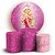 KIT Redondo e Trio - Barbie - Sublimado 3D - Imagem 1
