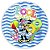 Painel Redondo - Minnie Praia - Sublimado 3D - Imagem 1