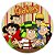 Painel Redondo - Chaves Desenho  - Sublimado 3D - Imagem 1