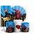 KIT Redondo Trio e Faixa - Homem Aranha - Sublimado 3D - Imagem 1
