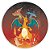 Painel Redondo - Pokemon Charmander  - Sublimado 3D - Imagem 1