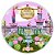 Painel Redondo - Jardim Encantado  - Sublimado 3D - Imagem 1