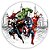 Painel Redondo - Herois  - Sublimado 3D - Imagem 1
