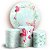KIT Redondo e Trio - Borboletas Glitter - Sublimado 3D - Imagem 1