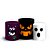 Trio Cilindro - Halloween - Sublimado 3D + Elástico - Imagem 1