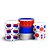 Trio Cilindro - Pop It Fidget Toys - Sublimado 3D + Elástico - Imagem 1