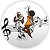 Painel Redondo - Samba - Sublimado 3D - Imagem 1