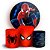 KIT Redondo e Trio - Homem Aranha  - Sublimado 3D - Imagem 1