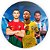 Painel Redondo - Futebol - Sublimado 3D - Imagem 1