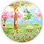 Painel Redondo - Jardim - Sublimado 3D - Imagem 1
