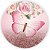 Painel Redondo - Borboleta Rosa - Sublimado 3D - Imagem 1