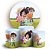 KIT Redondo e Trio - Cleo e Cuquin - Sublimado 3D - Imagem 1