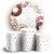 KIT Redondo e Trio - Doces - Sublimado 3D - Imagem 1