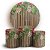 KIT Redondo e Trio - Bambu florido - Sublimado 3D - Imagem 1