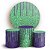 KIT Redondo e Trio - Glitter - Sublimado 3D - Imagem 1