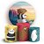 KIT Redondo e Trio - Ursos sem curso - Sublimado 3D - Imagem 1
