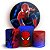 KIT Redondo e Trio - Homen Aranha - Sublimado 3D - Imagem 1