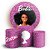KIT Redondo e Trio - Barbie - Sublimado 3D - Imagem 1