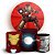 KIT Redondo e Trio - Homem De Ferro - Sublimado 3D - Imagem 1