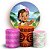 KIT Redondo e Trio - Moana - Sublimado 3D - Imagem 1