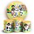 KIT Redondo e Trio - Looney Tunes - Sublimado 3D - Imagem 1