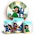 KIT Redondo e Trio - Lilo e Stitch - Sublimado 3D - Imagem 1