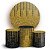 KIT Redondo e Trio - Glitter - Sublimado 3D - Imagem 1