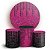 KIT Redondo e Trio - Glitter - Sublimado 3D - Imagem 1