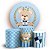KIT Redondo e Trio - Príncipe Urso - Sublimado 3D - Imagem 1