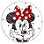 Painel de Mesa - Minnie Vermelha - Sublimado 3D - Imagem 1