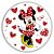 Painel de Mesa - Minnie Vermelha - Sublimado 3D - Imagem 1