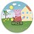 Painel de Mesa - Peppa Pig - Sublimado 3D - Imagem 1