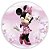 Painel de Mesa - Minnie Rosa - Sublimado 3D - Imagem 1