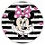 Painel de Mesa - Minnie Rosa - Sublimado 3D - Imagem 1