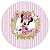 Painel de Mesa - Minnie Rosa - Sublimado 3D - Imagem 1