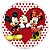 Painel de Mesa - Mickey e Minnie - Sublimado 3D - Imagem 1
