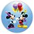 Painel de Mesa - Mickey e Minnie - Sublimado 3D - Imagem 1