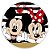 Painel de Mesa - Mickey e Minnie - Sublimado 3D - Imagem 1
