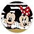 Painel de Mesa - Mickey e Minnie - Sublimado 3D - Imagem 1
