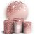 KIT Redondo e Trio - Gliitter Rose Borboleta - Sublimado 3D - Imagem 1