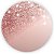 Painel Redondo - Gliitter Rose Borboleta - Sublimado 3D - Imagem 1