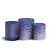 Trio Cilindro - Glitter Roxo - Sublimado 3D + Elástico - Imagem 1