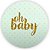 Painel Redondo - Oh Baby Verde Claro - Sublimado 3D - Imagem 1