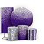 KIT Redondo Trio e Faixa - Glitter Roxo - Sublimado 3D - Imagem 1