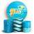 KIT Redondo e Trio - Pool Party - Sublimado 3D - Imagem 1